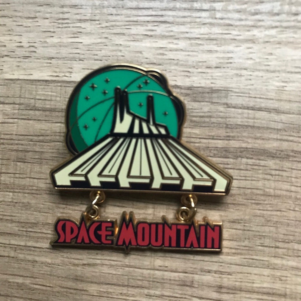 Space Mountain Disney pin 2007